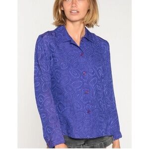 C.l.o.t.h.e.s. Vintage 1990’s Purple Button Up Textured Heavyweight Shirt XL